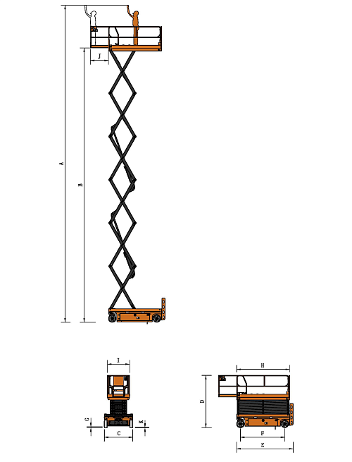 Ножничный подъемник SKYBOOM SSL-14HD